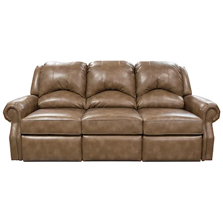 Traditional Styled Double Reclining Sofa